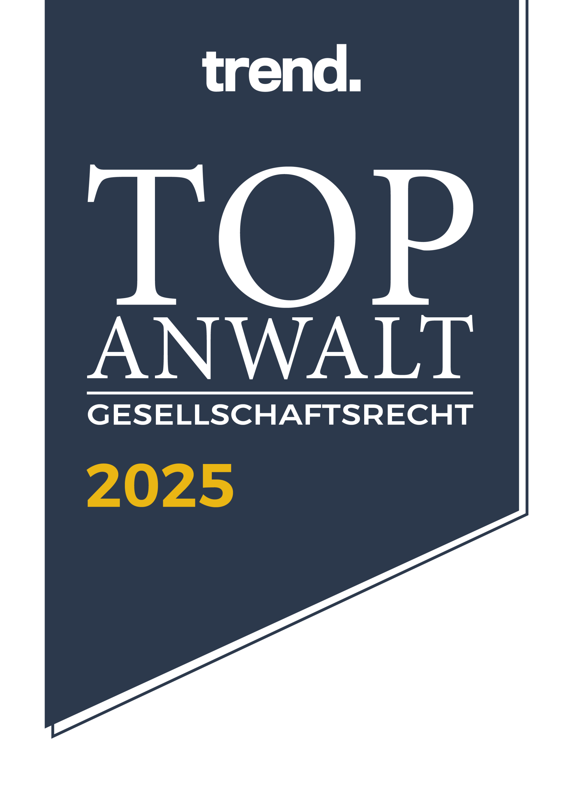 trend Auszeichnung TOP Anwalt GESELLSCHAFTSRECHT 2023